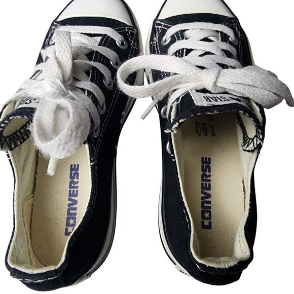 Converse Chuck Taylor All Star Low Top Black Toddler Kids Size 11.5 - Picture 6 of 11